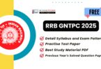 RRB NTPC 2025