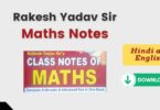 Rakesh Yadav Maths Book