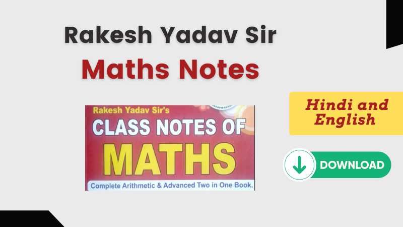 Rakesh Yadav Maths Book